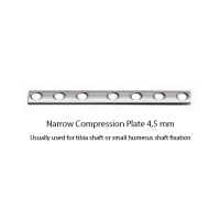 Narrow Compression Plate 