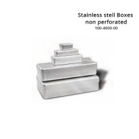 Stainless stell Boxes non perforated