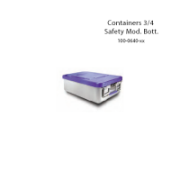 Containers 3/4 Safety Mod. Bott.